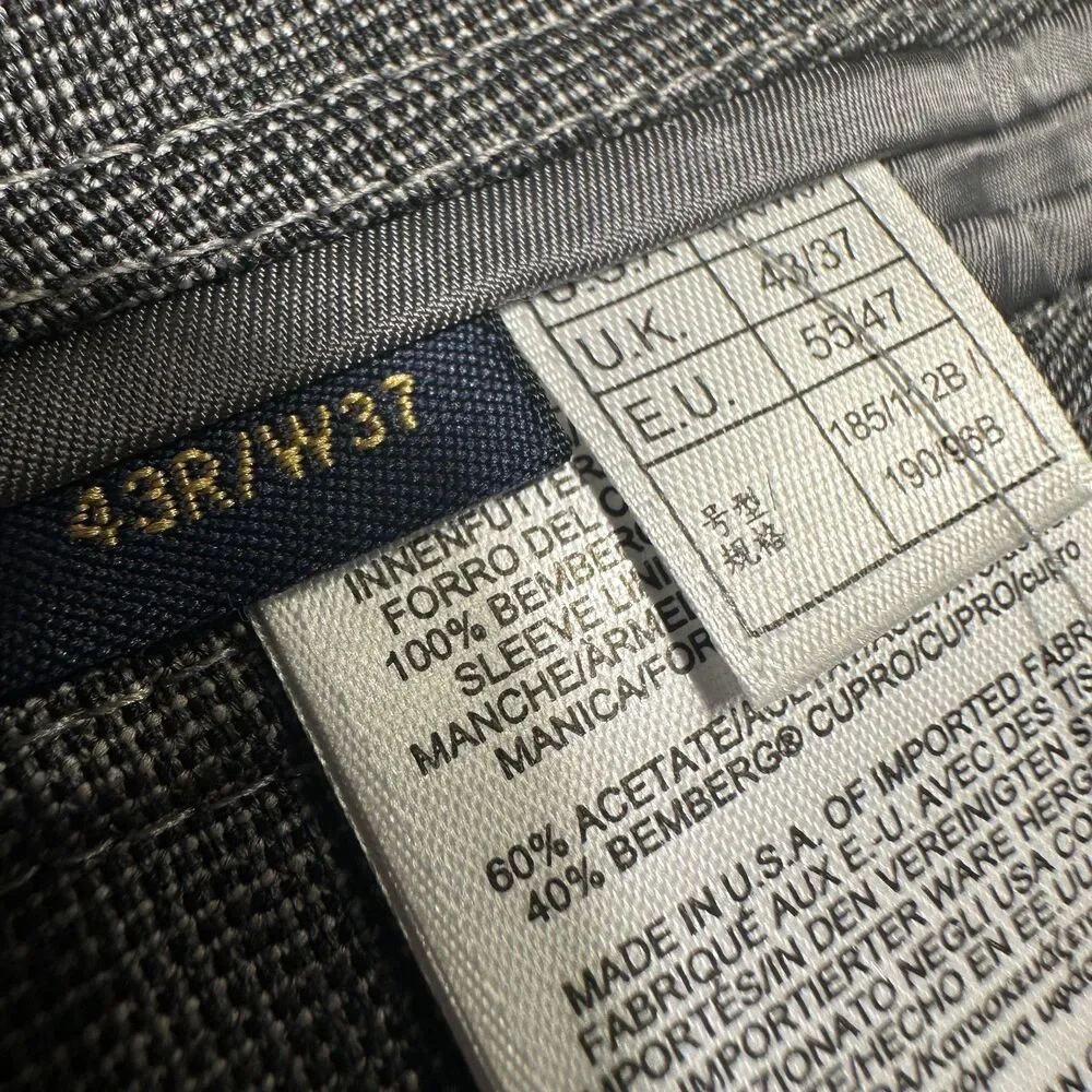 BROOKS BROTHERS Regent VITALE BARBERIS CANONICO Men Blazer Sport Coat Jacket 43R